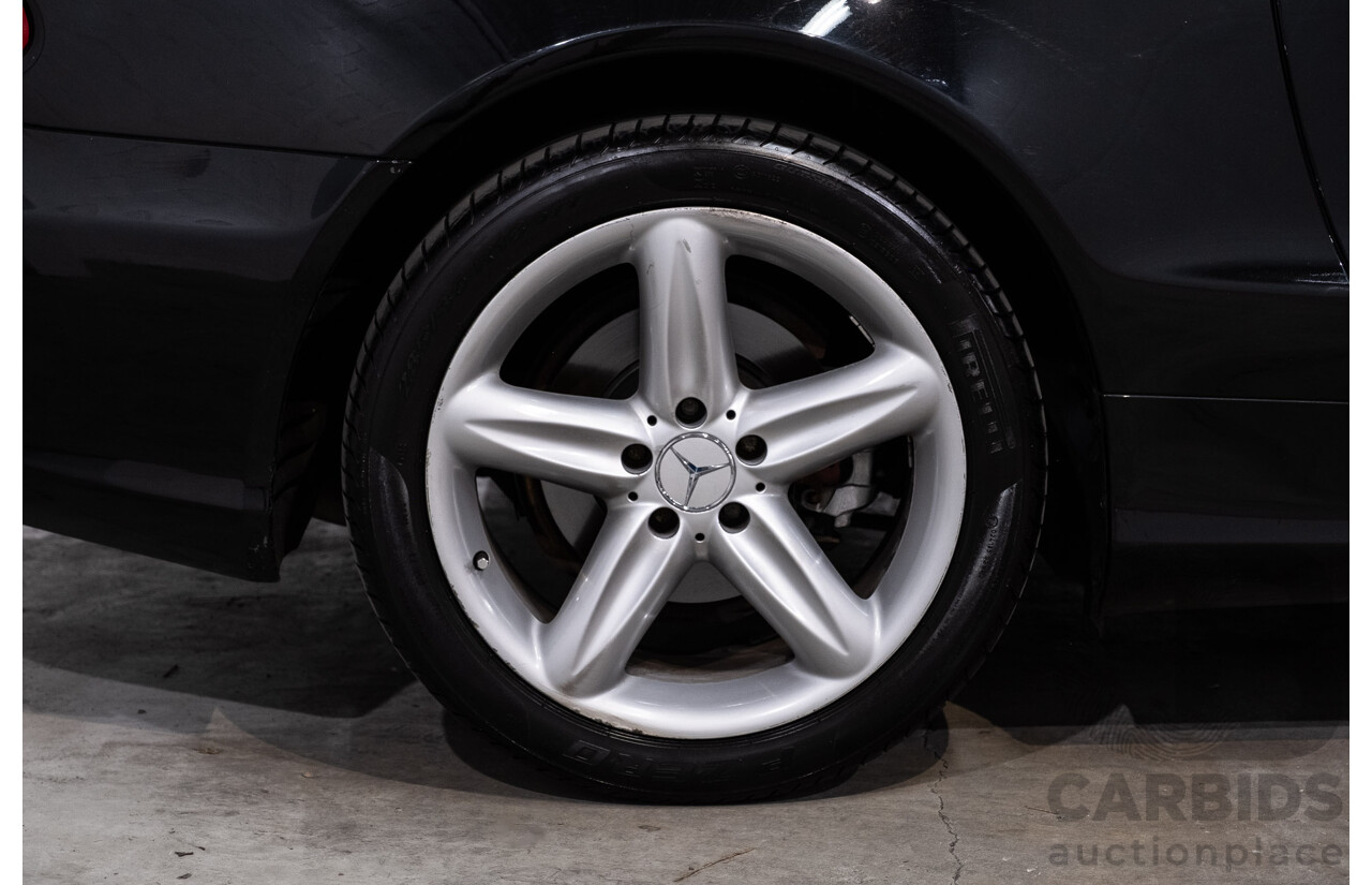 09/2005 Mercedes-Benz SL350 (RWD) R230 2D Convertible Obsidian Black Metallic V6 3.7L