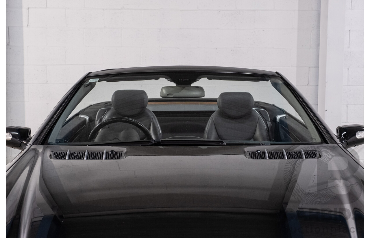 09/2005 Mercedes-Benz SL350 (RWD) R230 2D Convertible Obsidian Black Metallic V6 3.7L