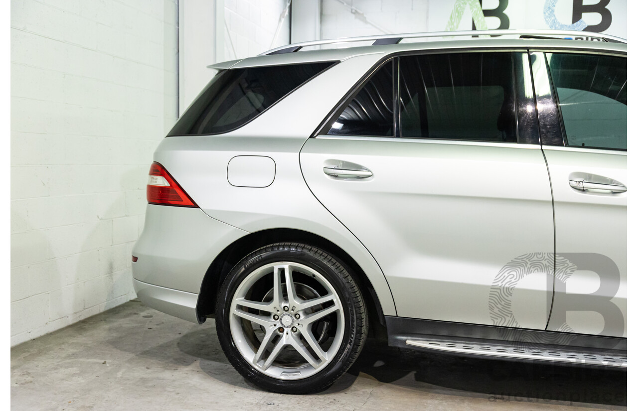 06/2015 Mercedes-Benz ML 350CDI Bluetec (4x4) 166 MY14 4d Wagon Iridium Silver Metallic Turbo Diesel V6 3.0L