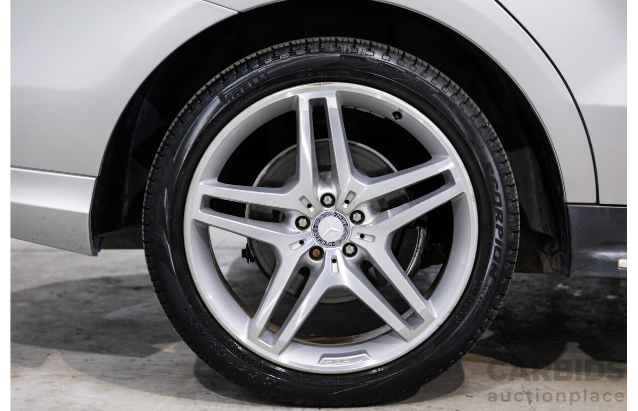 06/2015 Mercedes-Benz ML 350CDI Bluetec (4x4) 166 MY14 4d Wagon Iridium Silver Metallic Turbo Diesel V6 3.0L