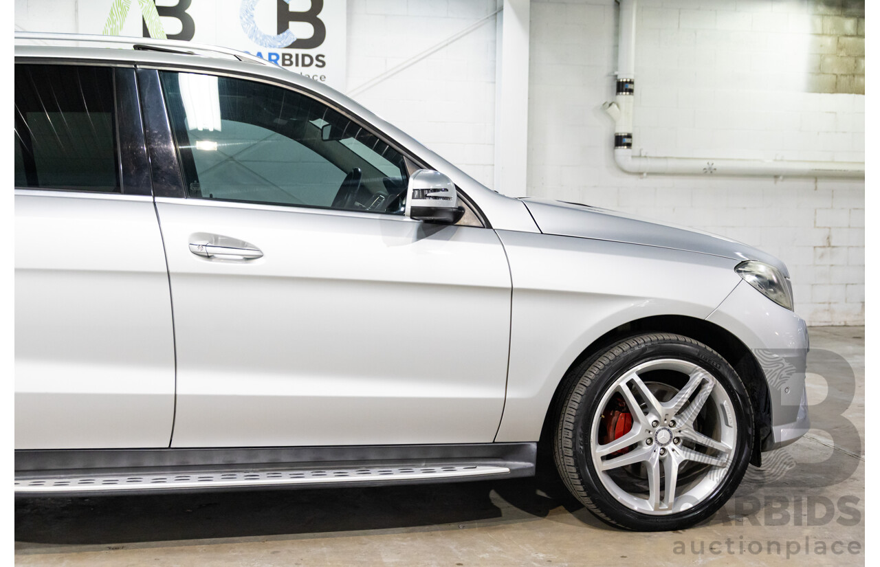 06/2015 Mercedes-Benz ML 350CDI Bluetec (4x4) 166 MY14 4d Wagon Iridium Silver Metallic Turbo Diesel V6 3.0L
