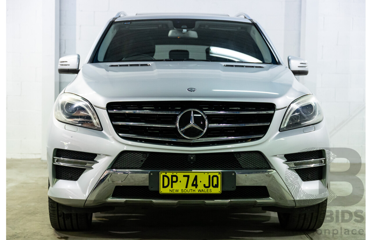 06/2015 Mercedes-Benz ML 350CDI Bluetec (4x4) 166 MY14 4d Wagon Iridium Silver Metallic Turbo Diesel V6 3.0L