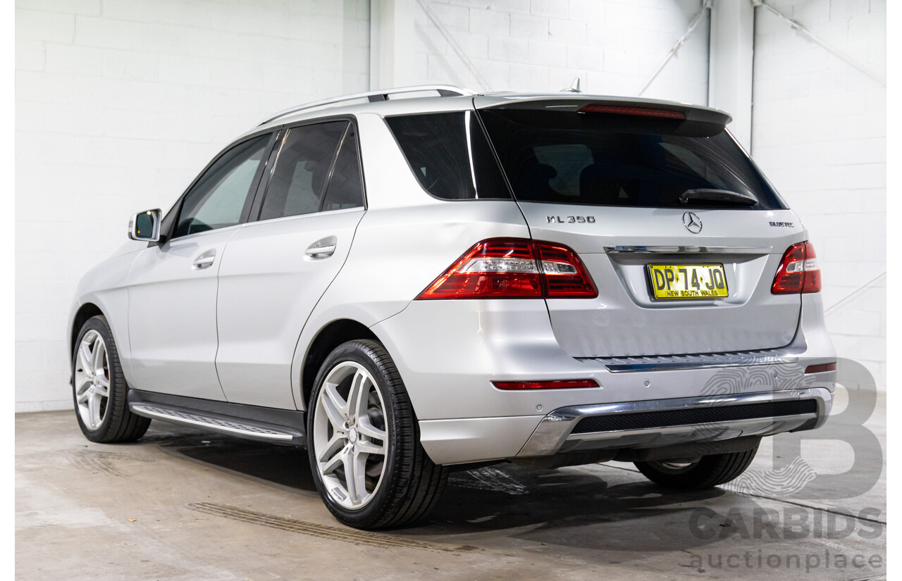 06/2015 Mercedes-Benz ML 350CDI Bluetec (4x4) 166 MY14 4d Wagon Iridium Silver Metallic Turbo Diesel V6 3.0L