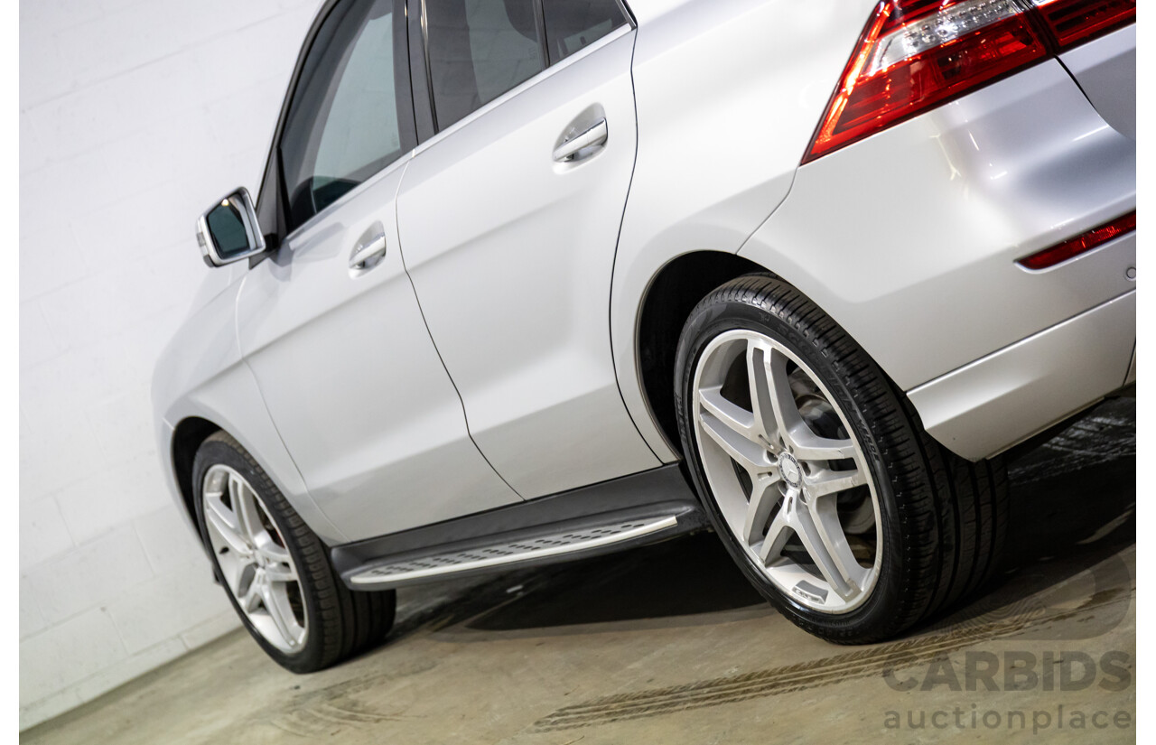 06/2015 Mercedes-Benz ML 350CDI Bluetec (4x4) 166 MY14 4d Wagon Iridium Silver Metallic Turbo Diesel V6 3.0L