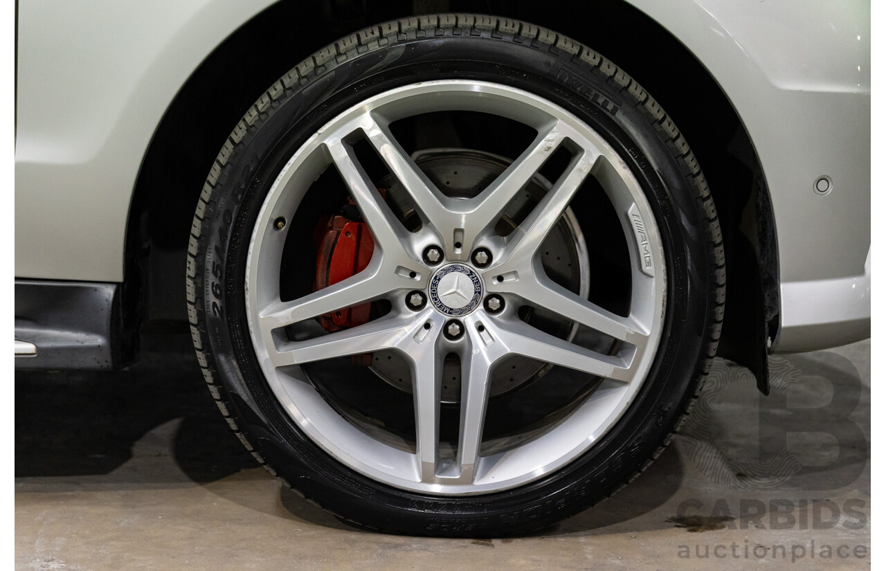 06/2015 Mercedes-Benz ML 350CDI Bluetec (4x4) 166 MY14 4d Wagon Iridium Silver Metallic Turbo Diesel V6 3.0L