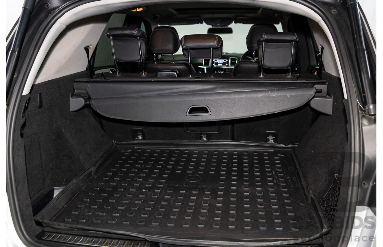 06/2015 Mercedes-Benz ML 350CDI Bluetec (4x4) 166 MY14 4d Wagon Iridium Silver Metallic Turbo Diesel V6 3.0L