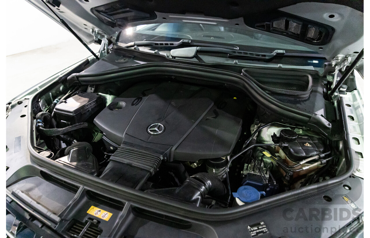 06/2015 Mercedes-Benz ML 350CDI Bluetec (4x4) 166 MY14 4d Wagon Iridium Silver Metallic Turbo Diesel V6 3.0L