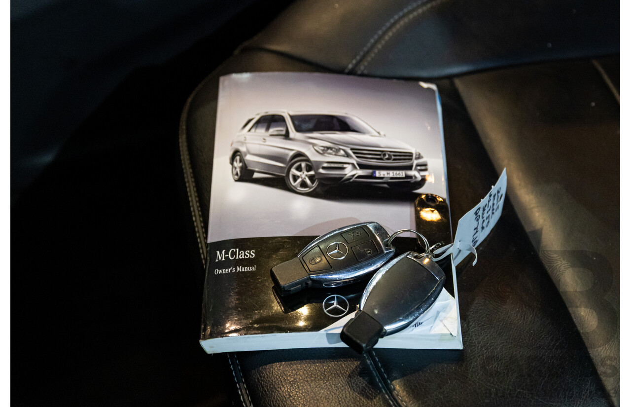 06/2015 Mercedes-Benz ML 350CDI Bluetec (4x4) 166 MY14 4d Wagon Iridium Silver Metallic Turbo Diesel V6 3.0L