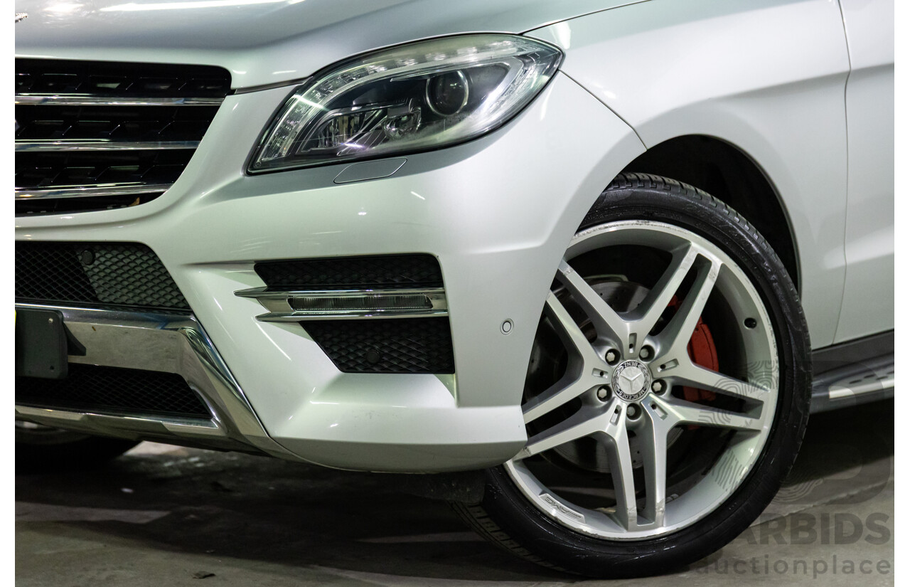 06/2015 Mercedes-Benz ML 350CDI Bluetec (4x4) 166 MY14 4d Wagon Iridium Silver Metallic Turbo Diesel V6 3.0L