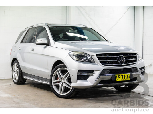 06/2015 Mercedes-Benz ML 350CDI Bluetec (4x4) 166 MY14 4d Wagon Iridium Silver Metallic Turbo Diesel V6 3.0L