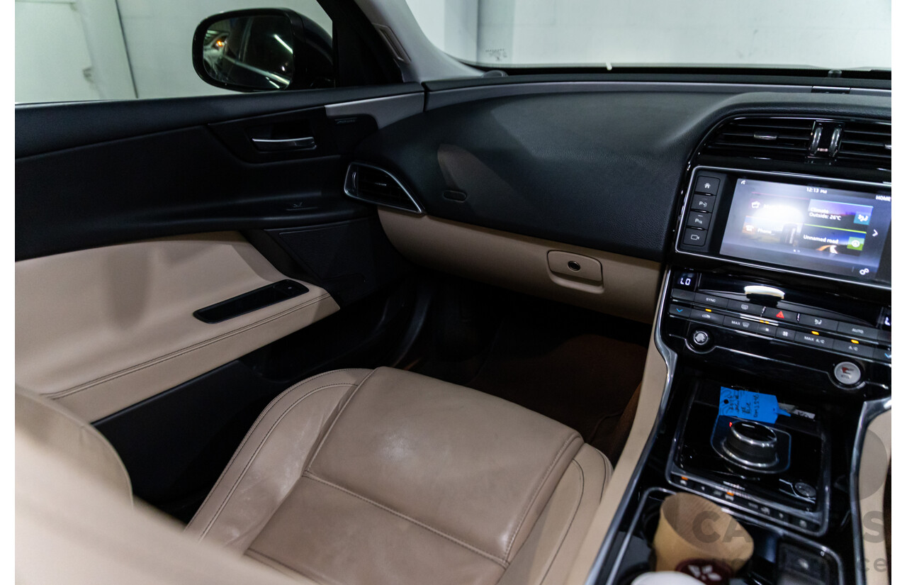 11/2016 Jaguar XE 20d Prestige (RWD) MY17 4d Sedan Dark Sapphire Blue Turbo Diesel 2.0L