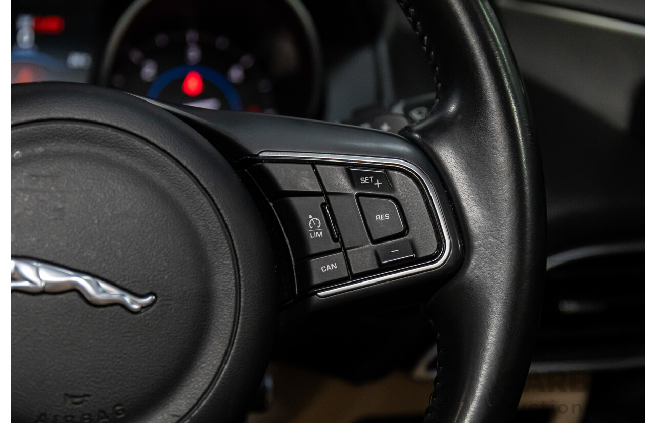 11/2016 Jaguar XE 20d Prestige (RWD) MY17 4d Sedan Dark Sapphire Blue Turbo Diesel 2.0L