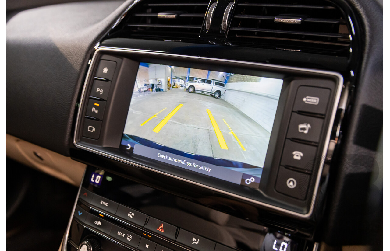 11/2016 Jaguar XE 20d Prestige (RWD) MY17 4d Sedan Dark Sapphire Blue Turbo Diesel 2.0L