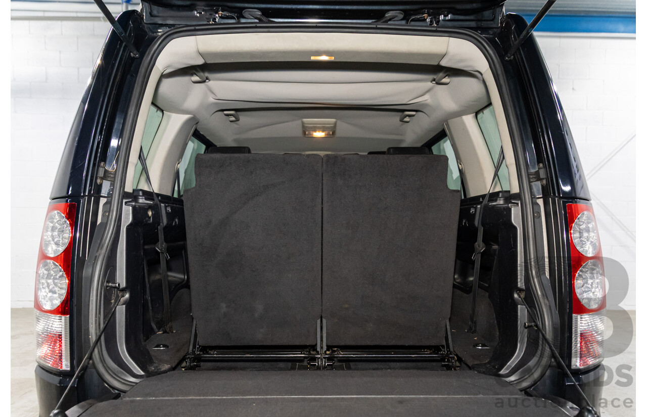 08/2011 Land Rover Discovery 4 2.7 TDV6 4x4 MY11 4d Wagon Santorini Black Turbo Diesel 2.7L