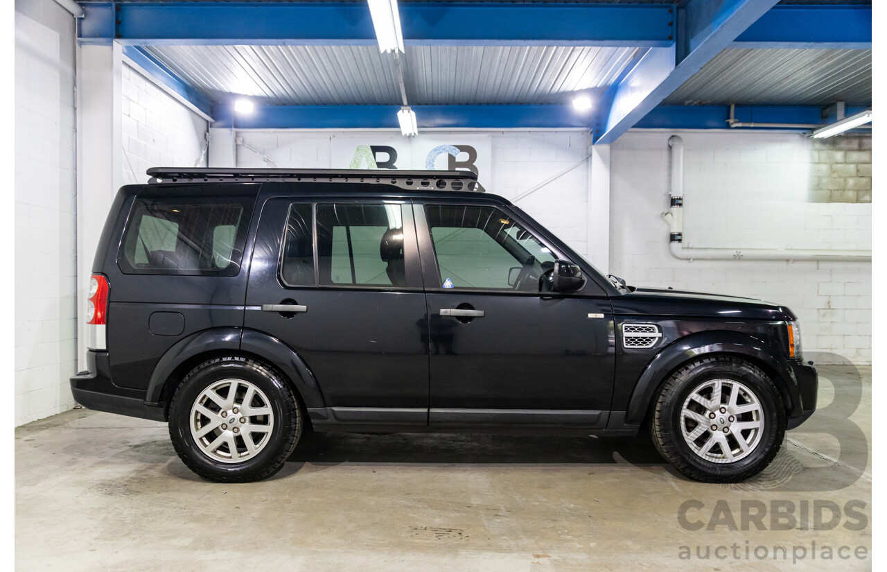 08/2011 Land Rover Discovery 4 2.7 TDV6 4x4 MY11 4d Wagon Santorini Black Turbo Diesel 2.7L