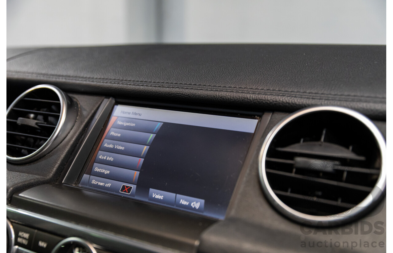 08/2011 Land Rover Discovery 4 2.7 TDV6 4x4 MY11 4d Wagon Santorini Black Turbo Diesel 2.7L