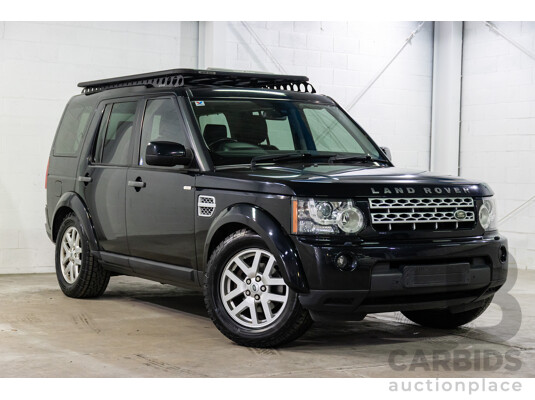 08/2011 Land Rover Discovery 4 2.7 TDV6 4x4 MY11 4d Wagon Santorini Black Turbo Diesel 2.7L