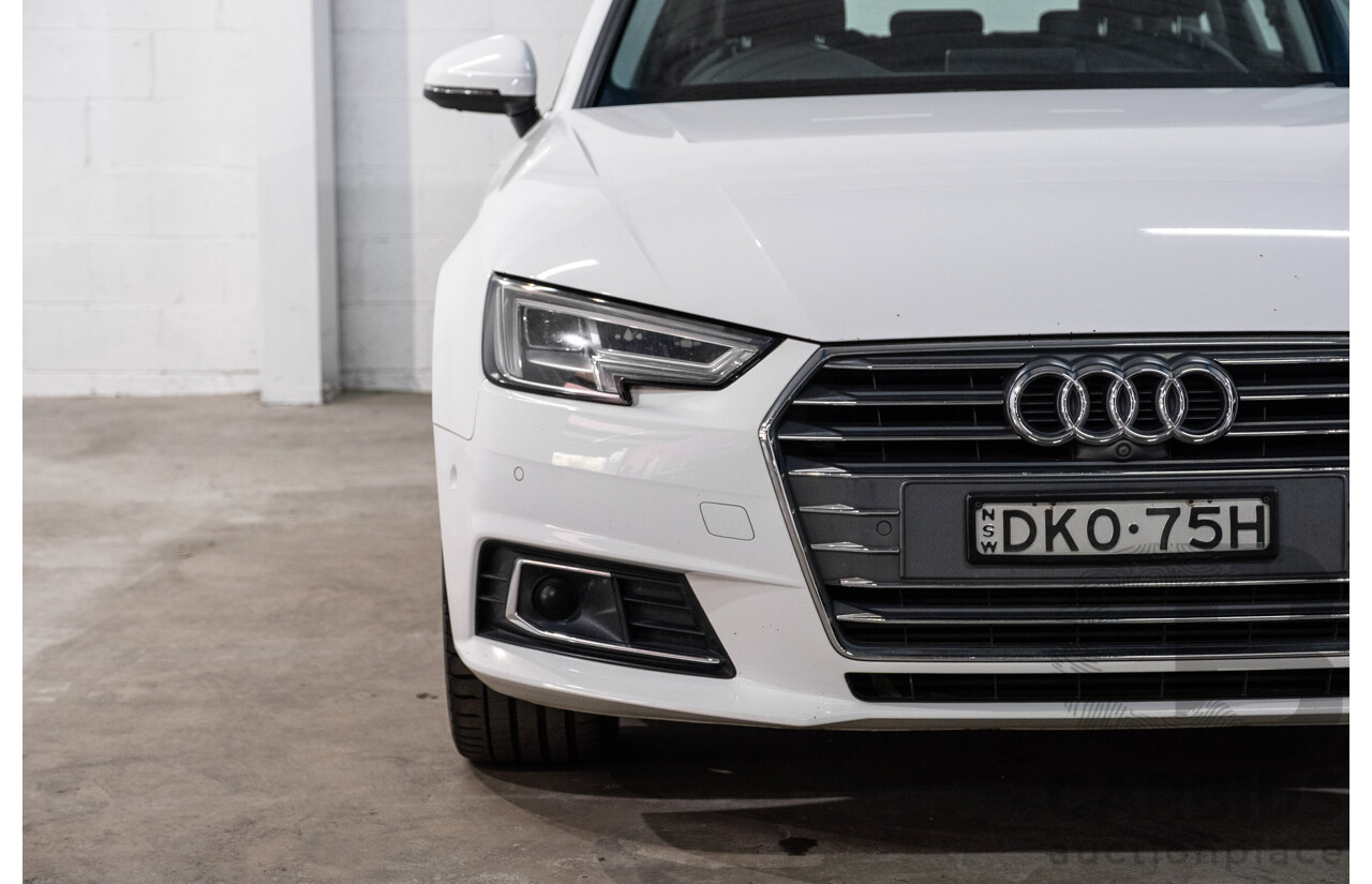 10/2016 Audi A4 Avant 2.0 TFSI S-Tronic Sport (FWD) F4 (B9) 4d Wagon Glacier White Turbo 2.0L