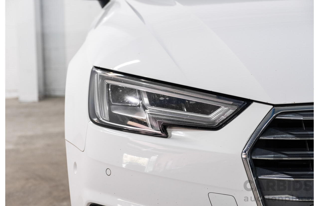 10/2016 Audi A4 Avant 2.0 TFSI S-Tronic Sport (FWD) F4 (B9) 4d Wagon Glacier White Turbo 2.0L