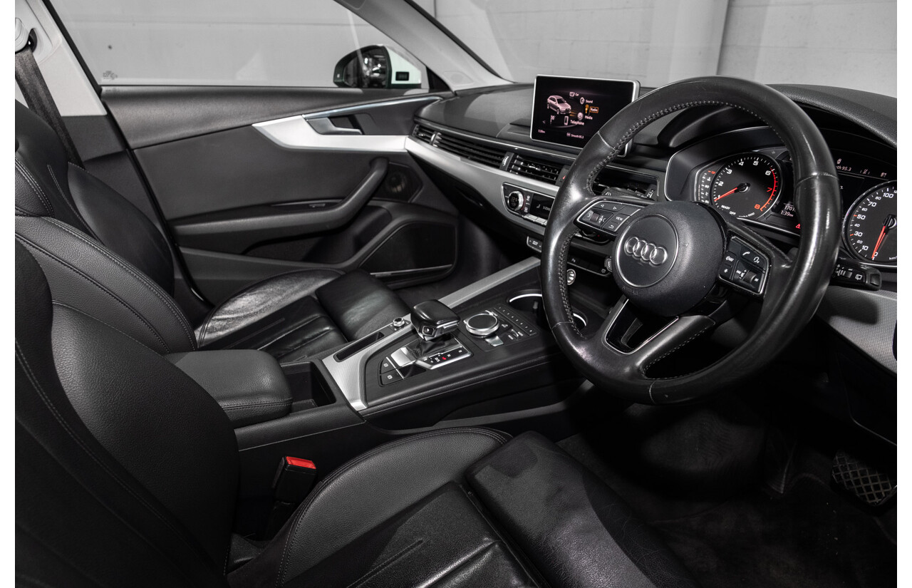 10/2016 Audi A4 Avant 2.0 TFSI S-Tronic Sport (FWD) F4 (B9) 4d Wagon Glacier White Turbo 2.0L