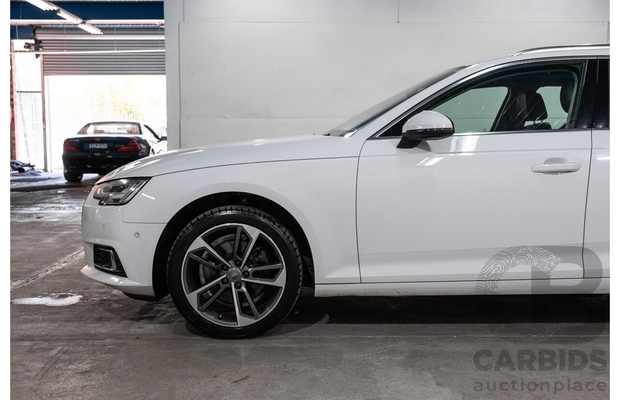 10/2016 Audi A4 Avant 2.0 TFSI S-Tronic Sport (FWD) F4 (B9) 4d Wagon Glacier White Turbo 2.0L