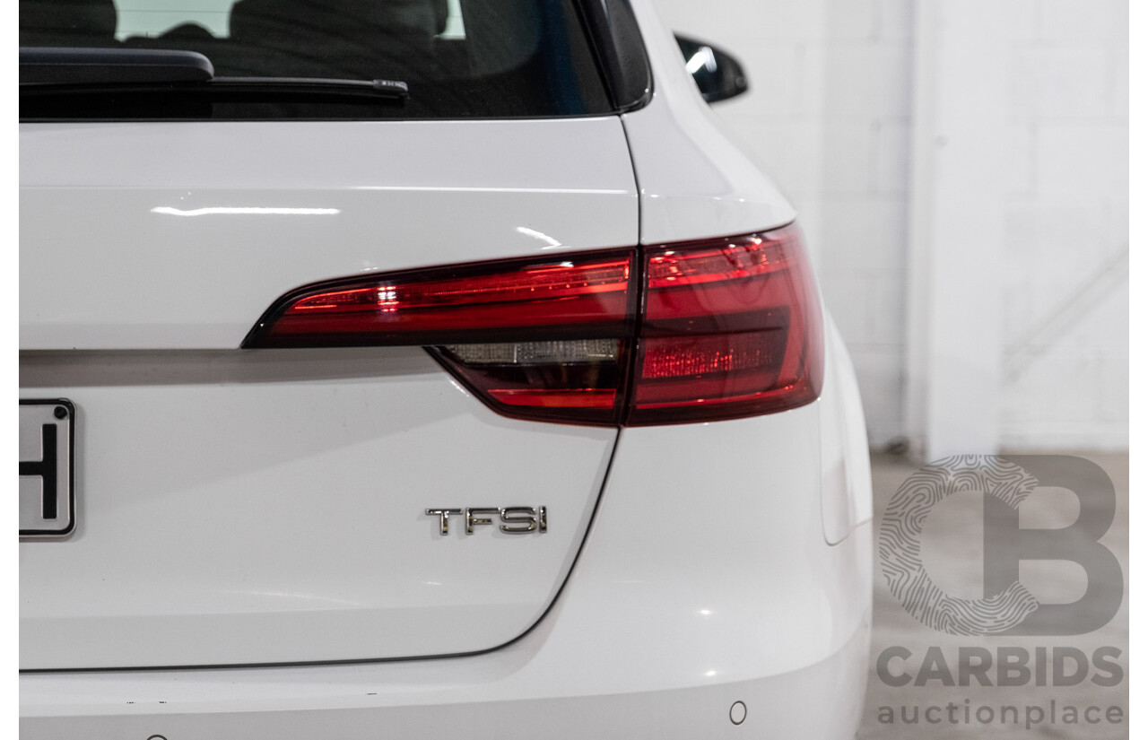 10/2016 Audi A4 Avant 2.0 TFSI S-Tronic Sport (FWD) F4 (B9) 4d Wagon Glacier White Turbo 2.0L