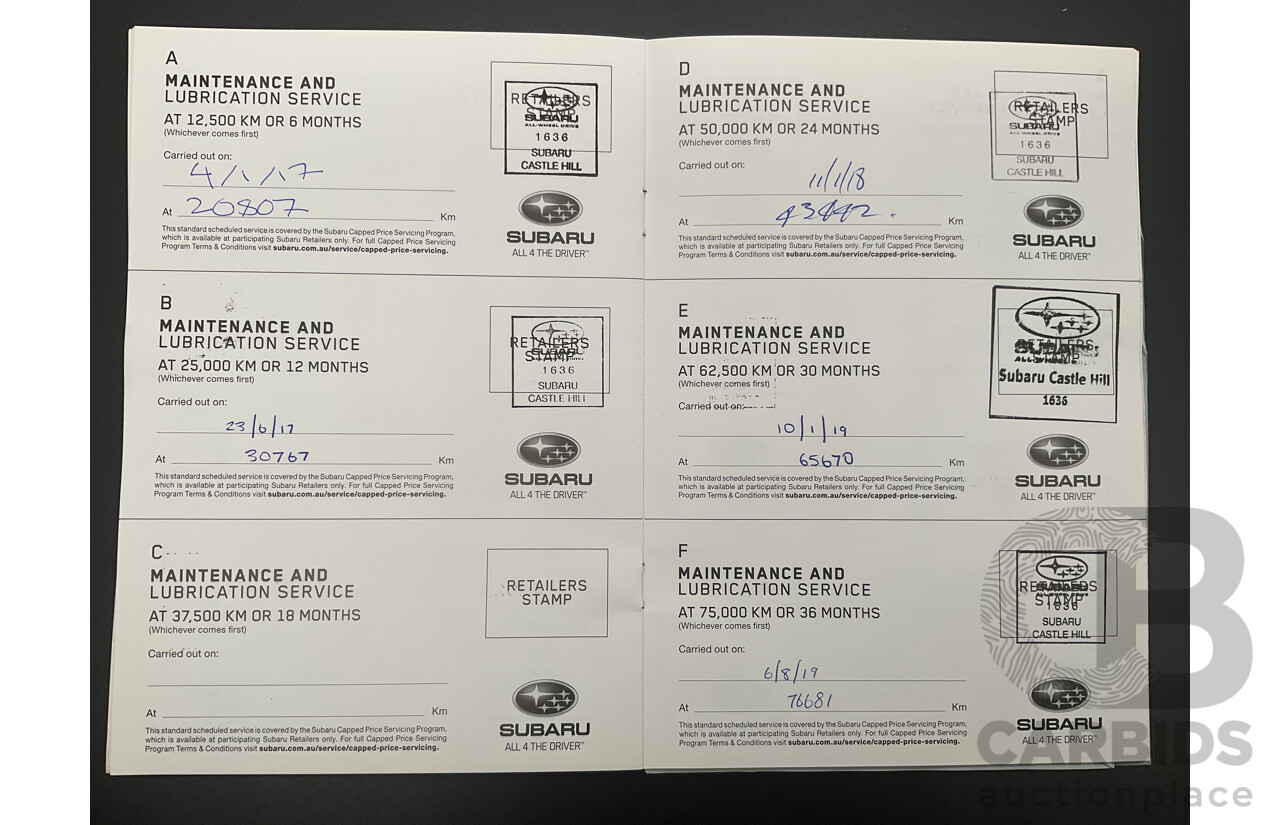 11/2015 Subaru Outback 3.6R (AWD) MY15 4d Wagon Lapis Blue Pearl 3.6L