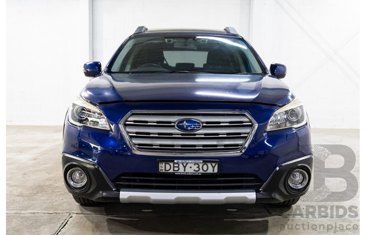 11/2015 Subaru Outback 3.6R (AWD) MY15 4d Wagon Lapis Blue Pearl 3.6L
