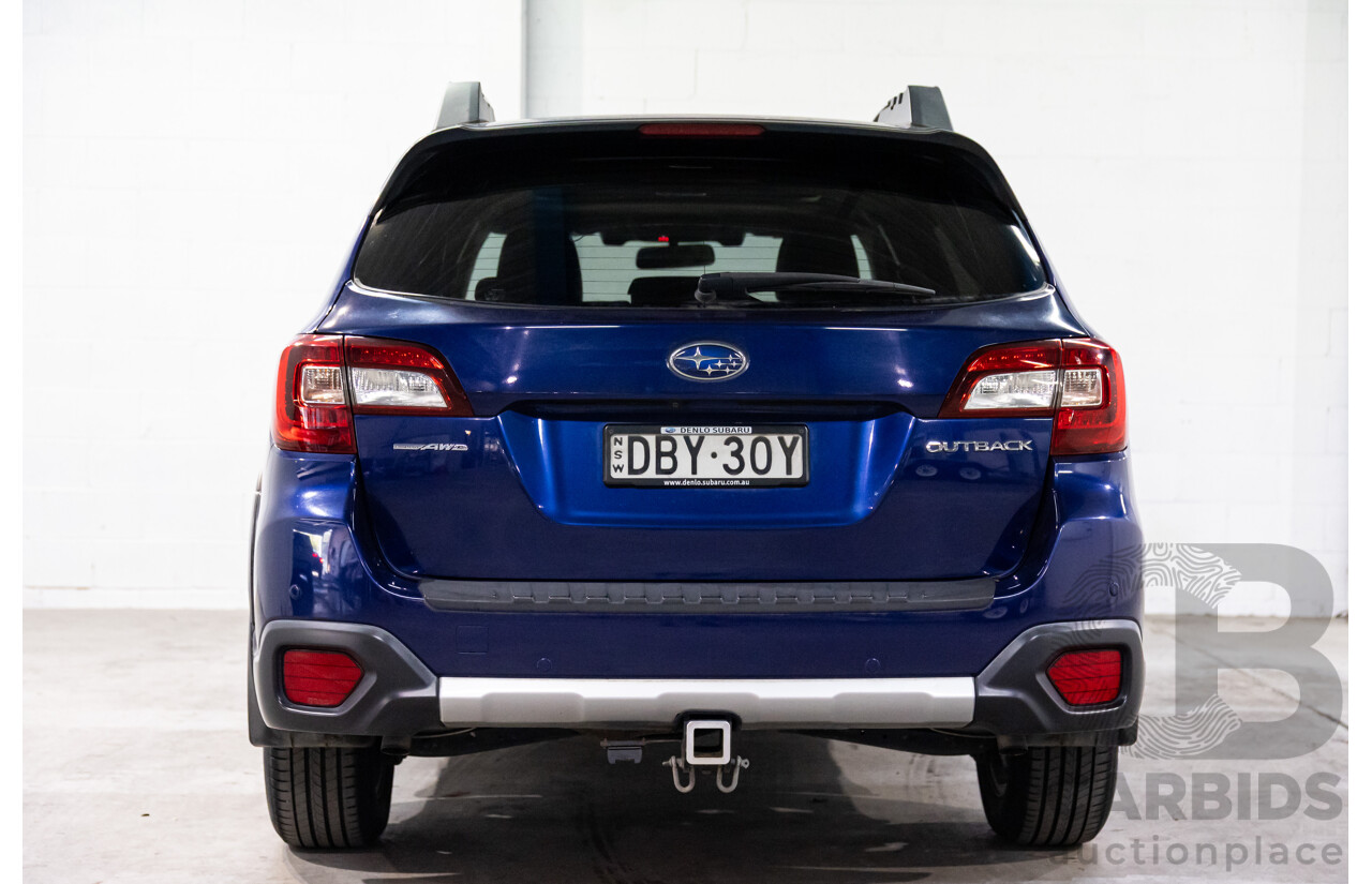 11/2015 Subaru Outback 3.6R (AWD) MY15 4d Wagon Lapis Blue Pearl 3.6L