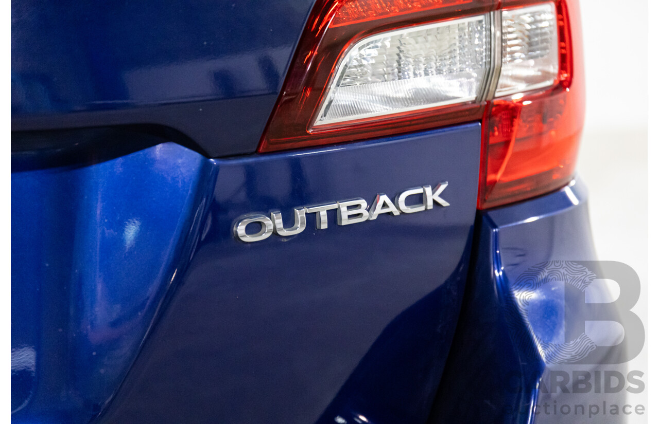 11/2015 Subaru Outback 3.6R (AWD) MY15 4d Wagon Lapis Blue Pearl 3.6L