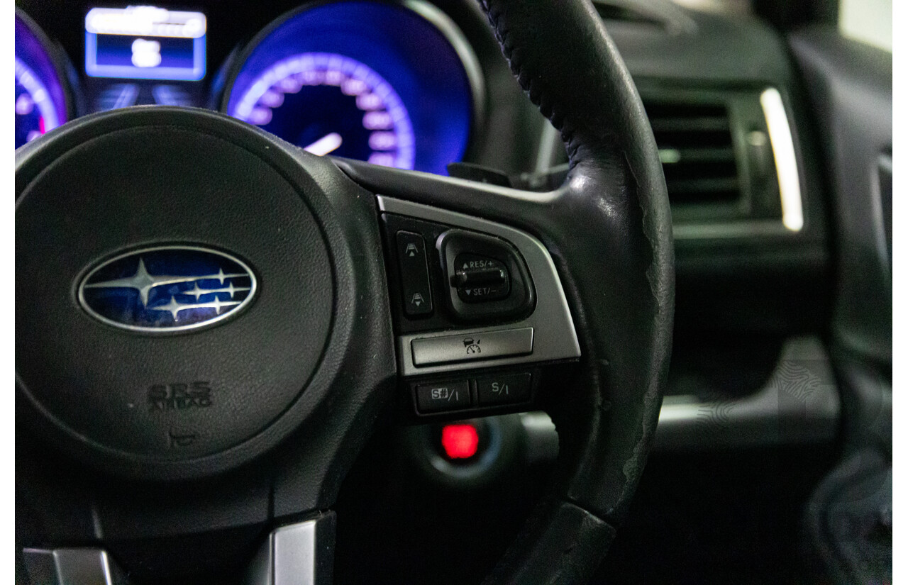 11/2015 Subaru Outback 3.6R (AWD) MY15 4d Wagon Lapis Blue Pearl 3.6L