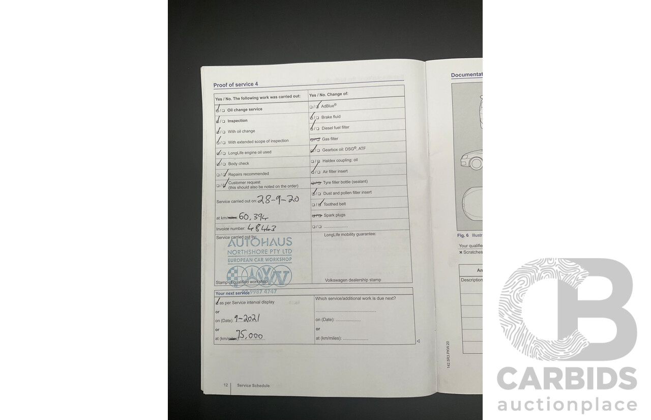 4/2014 Volkswagen Passat 130 TDI Highline 3C MY14 4d Wagon Deep Black Pearl Turbo Diesel 2.0L