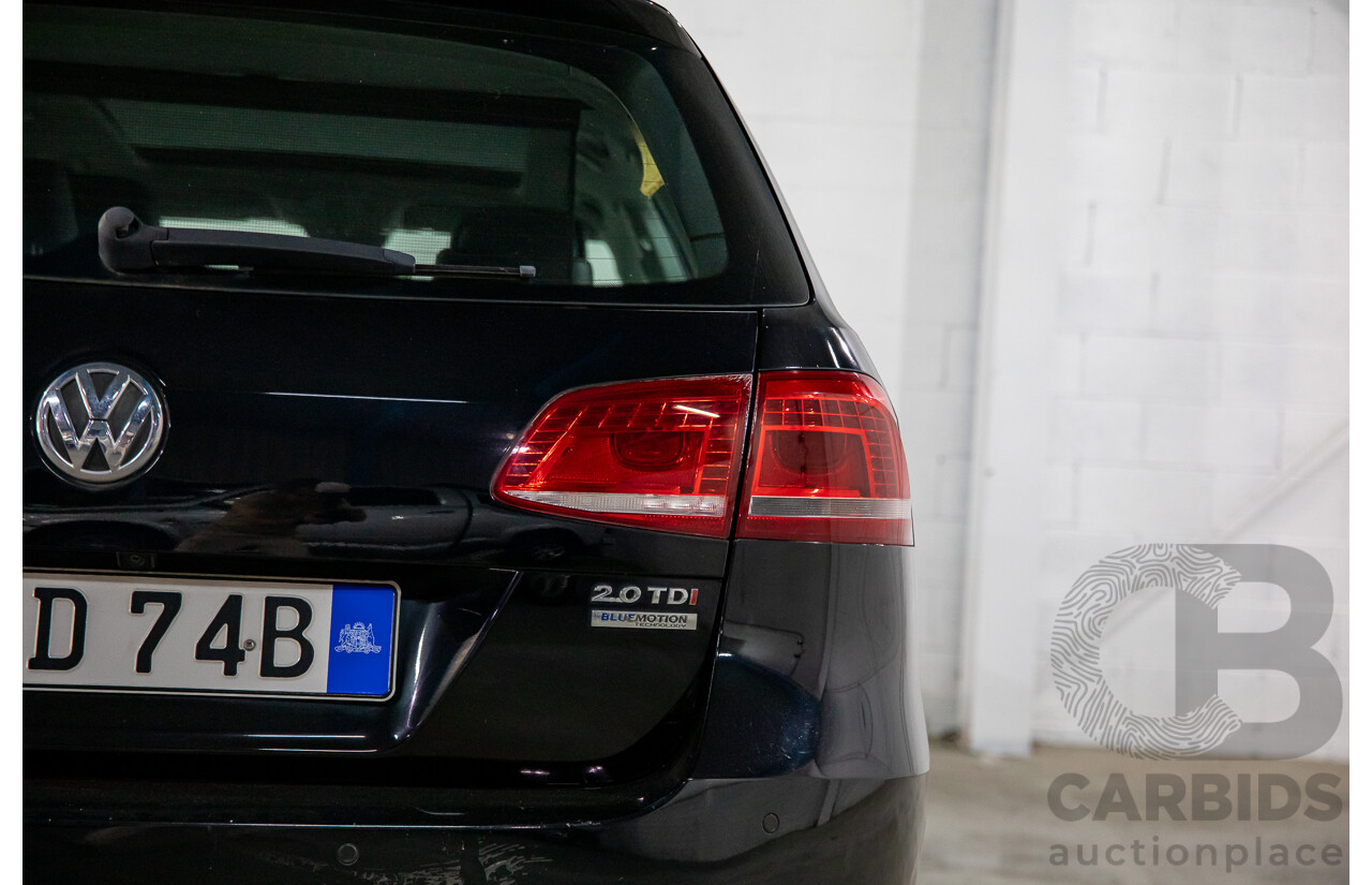 4/2014 Volkswagen Passat 130 TDI Highline 3C MY14 4d Wagon Deep Black Pearl Turbo Diesel 2.0L