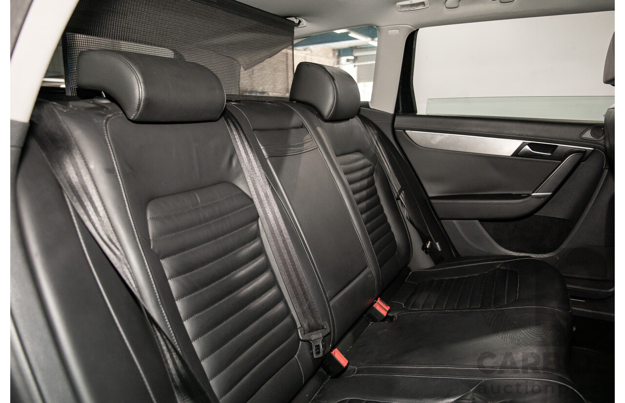 4/2014 Volkswagen Passat 130 TDI Highline 3C MY14 4d Wagon Deep Black Pearl Turbo Diesel 2.0L