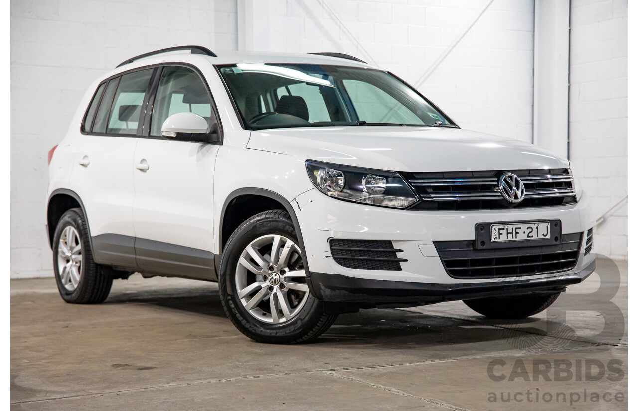 7/2014 Volkswagen Tiguan 118 TSI (4x2) 5NC MY14.5 4d Wagon Pure White Twincharged 1.4L