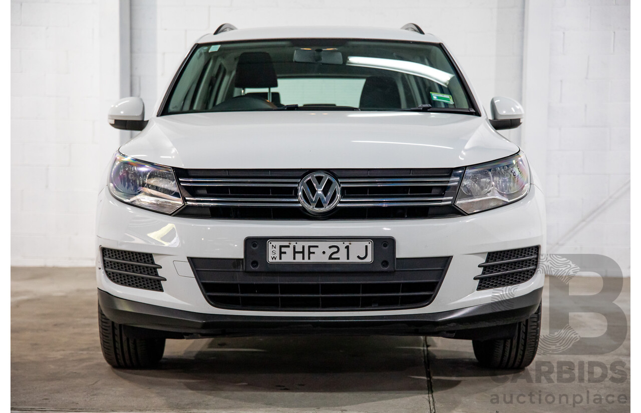 7/2014 Volkswagen Tiguan 118 TSI (4x2) 5NC MY14.5 4d Wagon Pure White Twincharged 1.4L