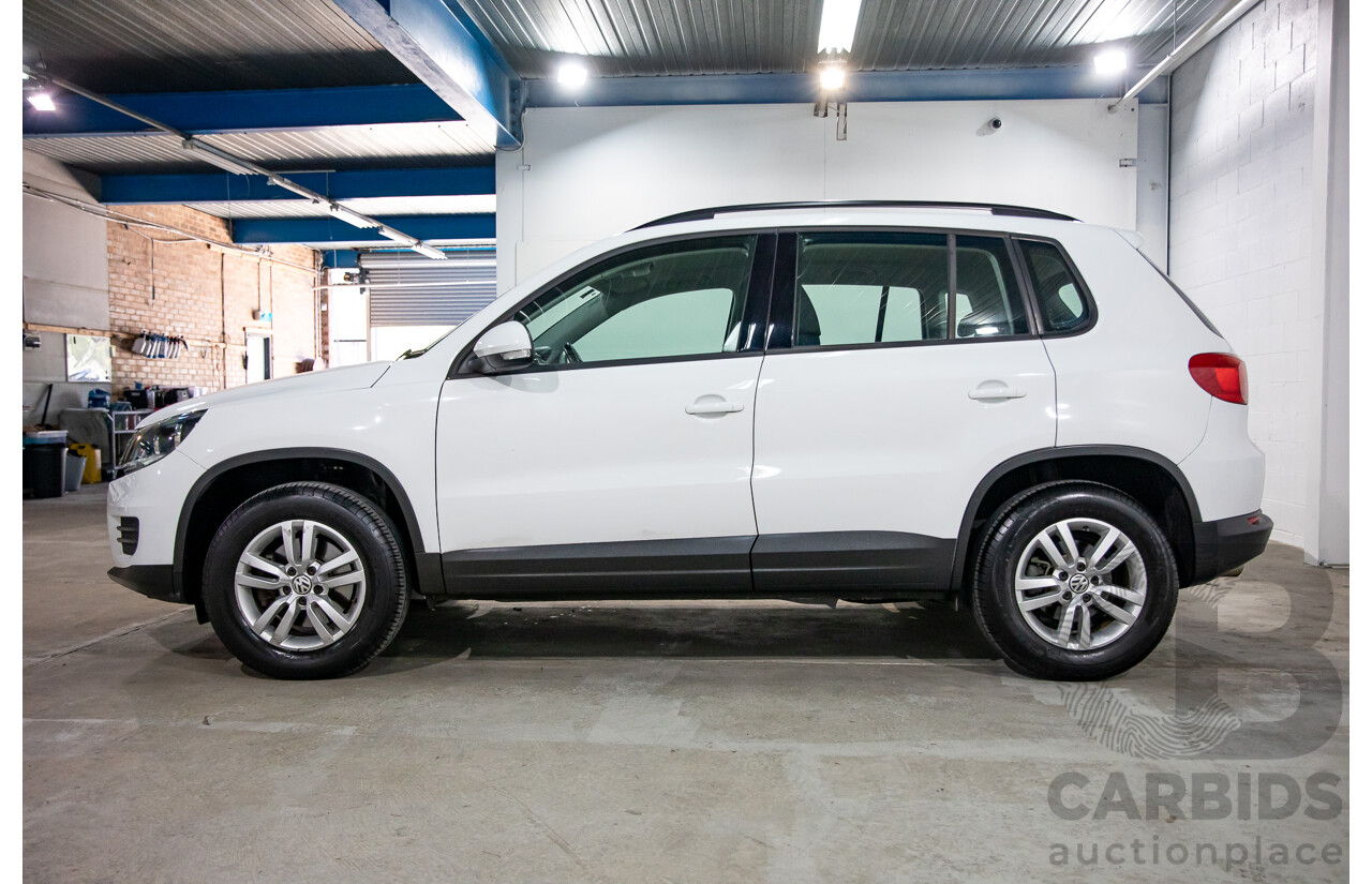 7/2014 Volkswagen Tiguan 118 TSI (4x2) 5NC MY14.5 4d Wagon Pure White Twincharged 1.4L