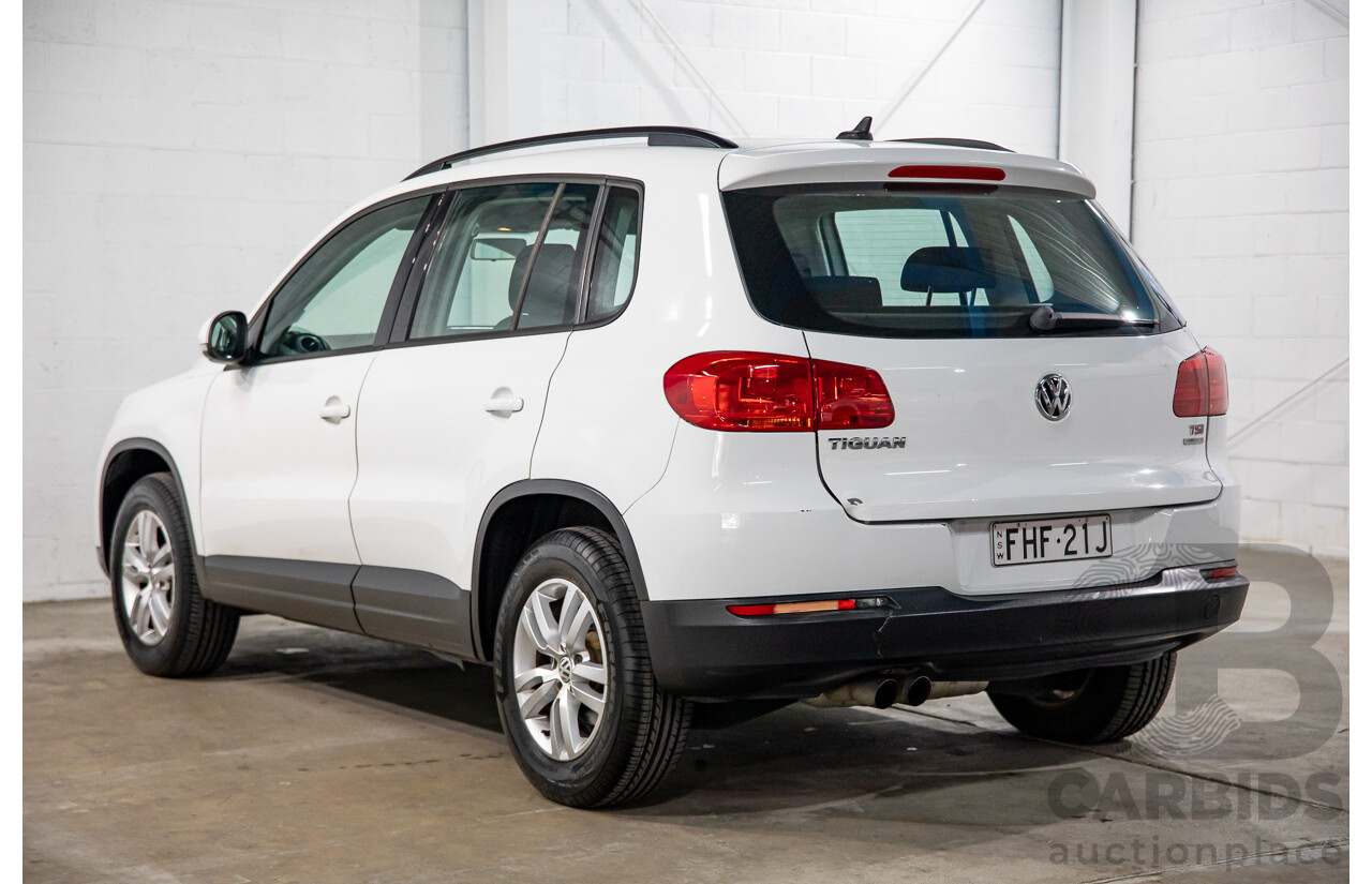 7/2014 Volkswagen Tiguan 118 TSI (4x2) 5NC MY14.5 4d Wagon Pure White Twincharged 1.4L