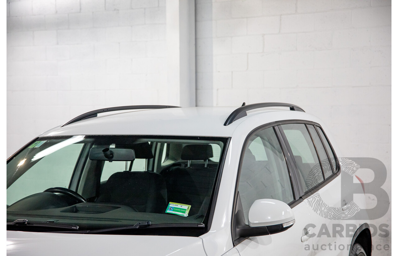 7/2014 Volkswagen Tiguan 118 TSI (4x2) 5NC MY14.5 4d Wagon Pure White Twincharged 1.4L