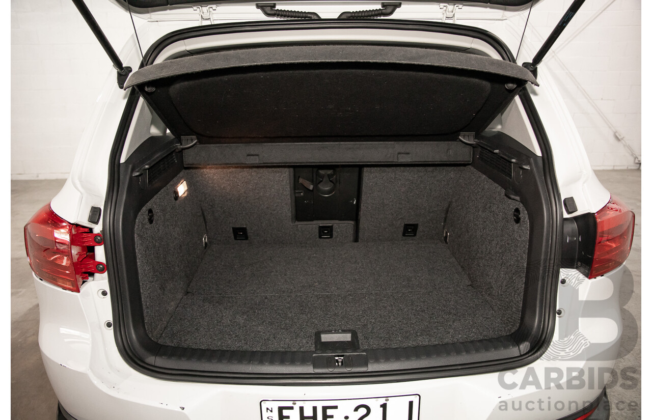 7/2014 Volkswagen Tiguan 118 TSI (4x2) 5NC MY14.5 4d Wagon Pure White Twincharged 1.4L