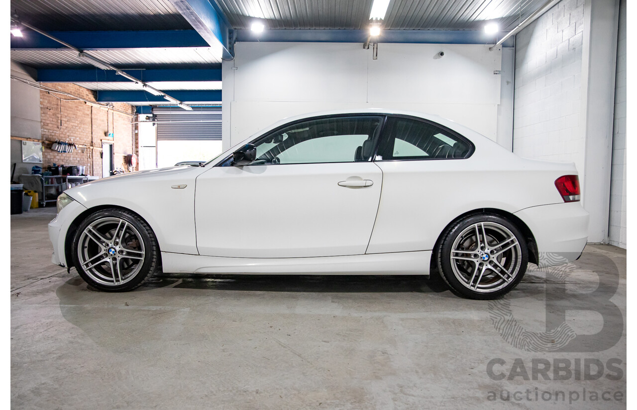 4/2013 BMW 120i M Sport E82 MY12.5 2d Coupe Alpine White 2.0L