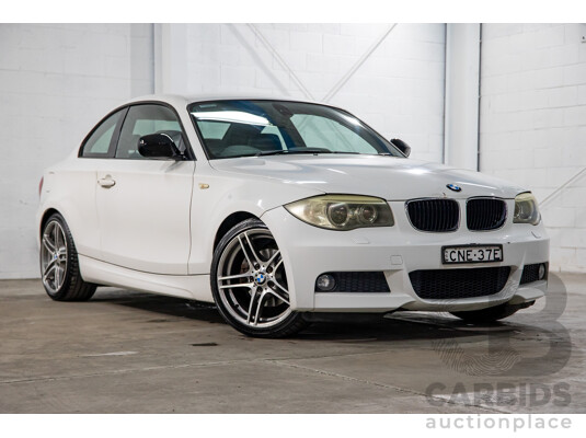 4/2013 BMW 120i M Sport E82 MY12.5 2d Coupe Alpine White 2.0L