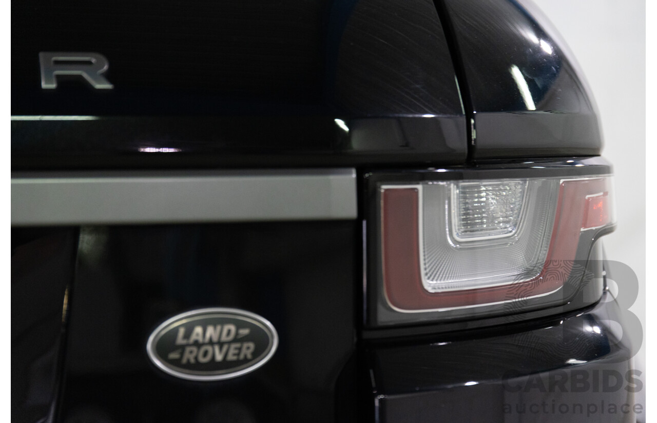 07/2017 Range Rover Evoque Td4 150 SE (AWD) LV MY17 5d Wagon Santorini Black Metallic Turbo Diesel 2.0L
