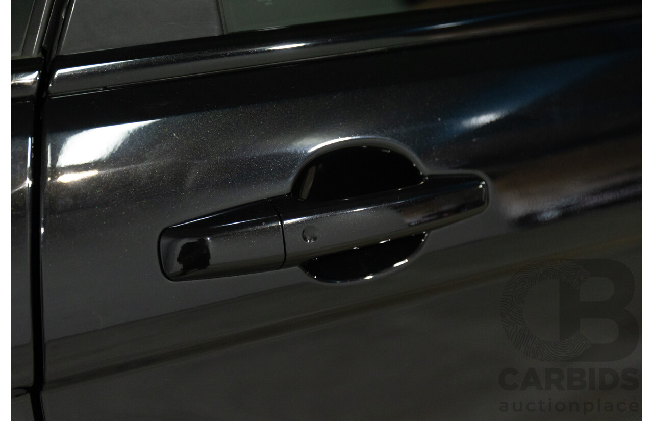 07/2017 Range Rover Evoque Td4 150 SE (AWD) LV MY17 5d Wagon Santorini Black Metallic Turbo Diesel 2.0L