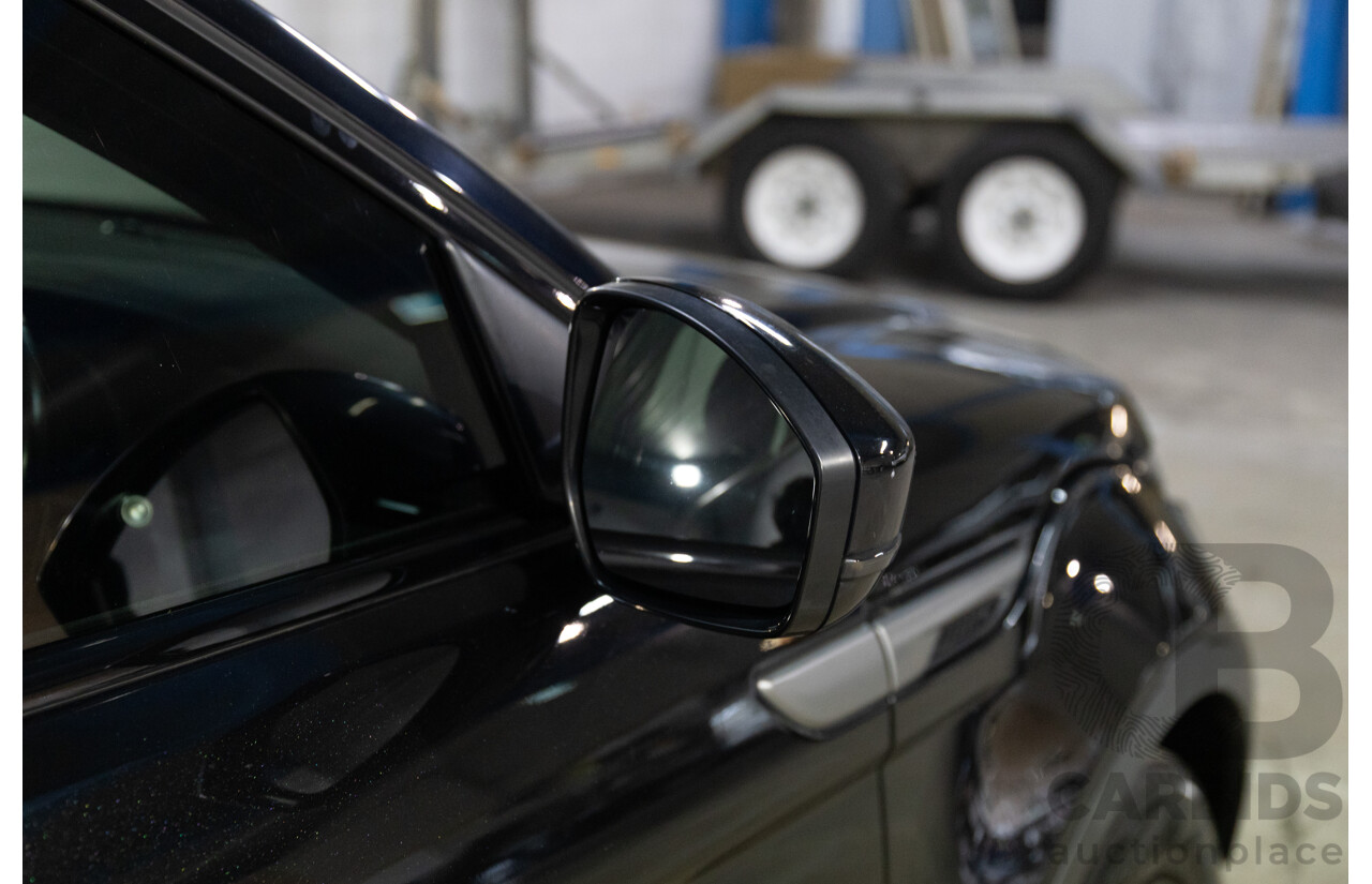 07/2017 Range Rover Evoque Td4 150 SE (AWD) LV MY17 5d Wagon Santorini Black Metallic Turbo Diesel 2.0L