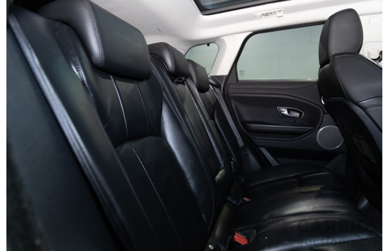 07/2017 Range Rover Evoque Td4 150 SE (AWD) LV MY17 5d Wagon Santorini Black Metallic Turbo Diesel 2.0L