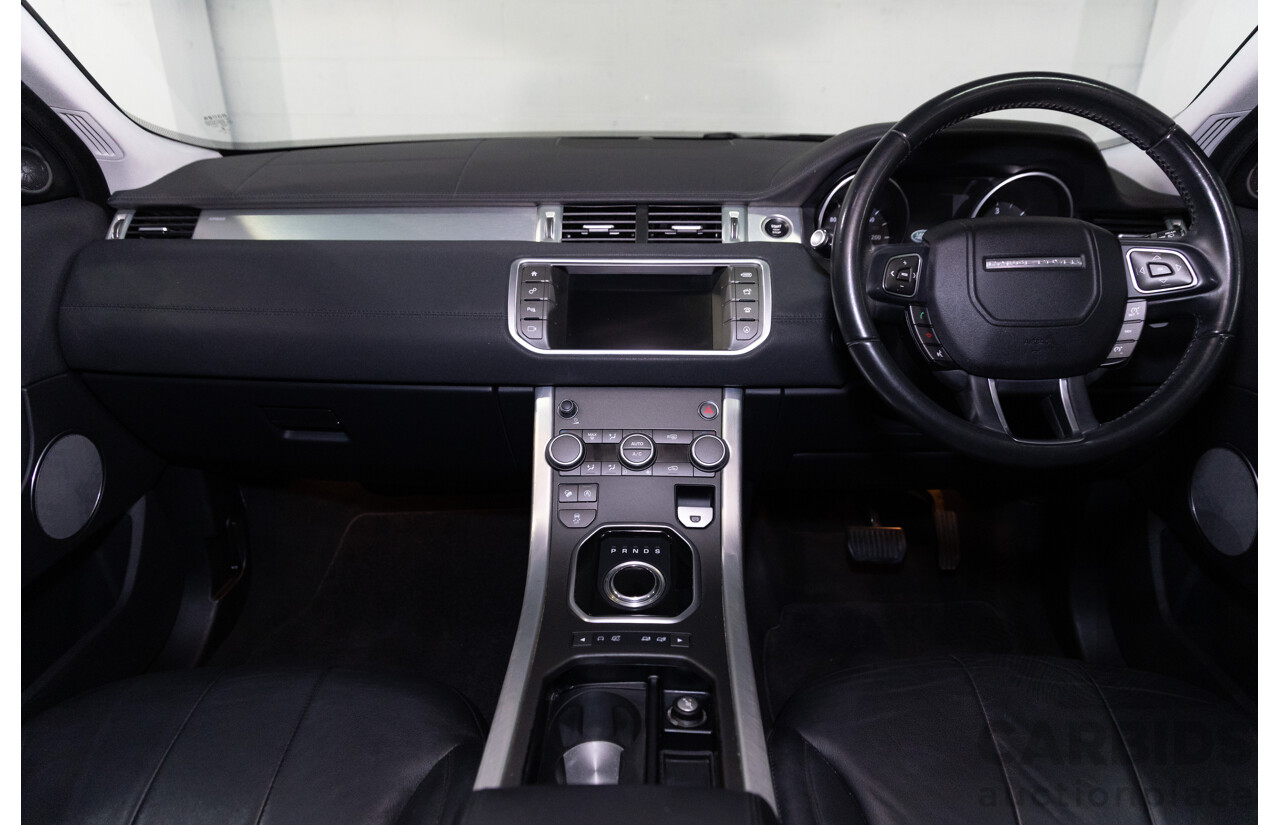 07/2017 Range Rover Evoque Td4 150 SE (AWD) LV MY17 5d Wagon Santorini Black Metallic Turbo Diesel 2.0L