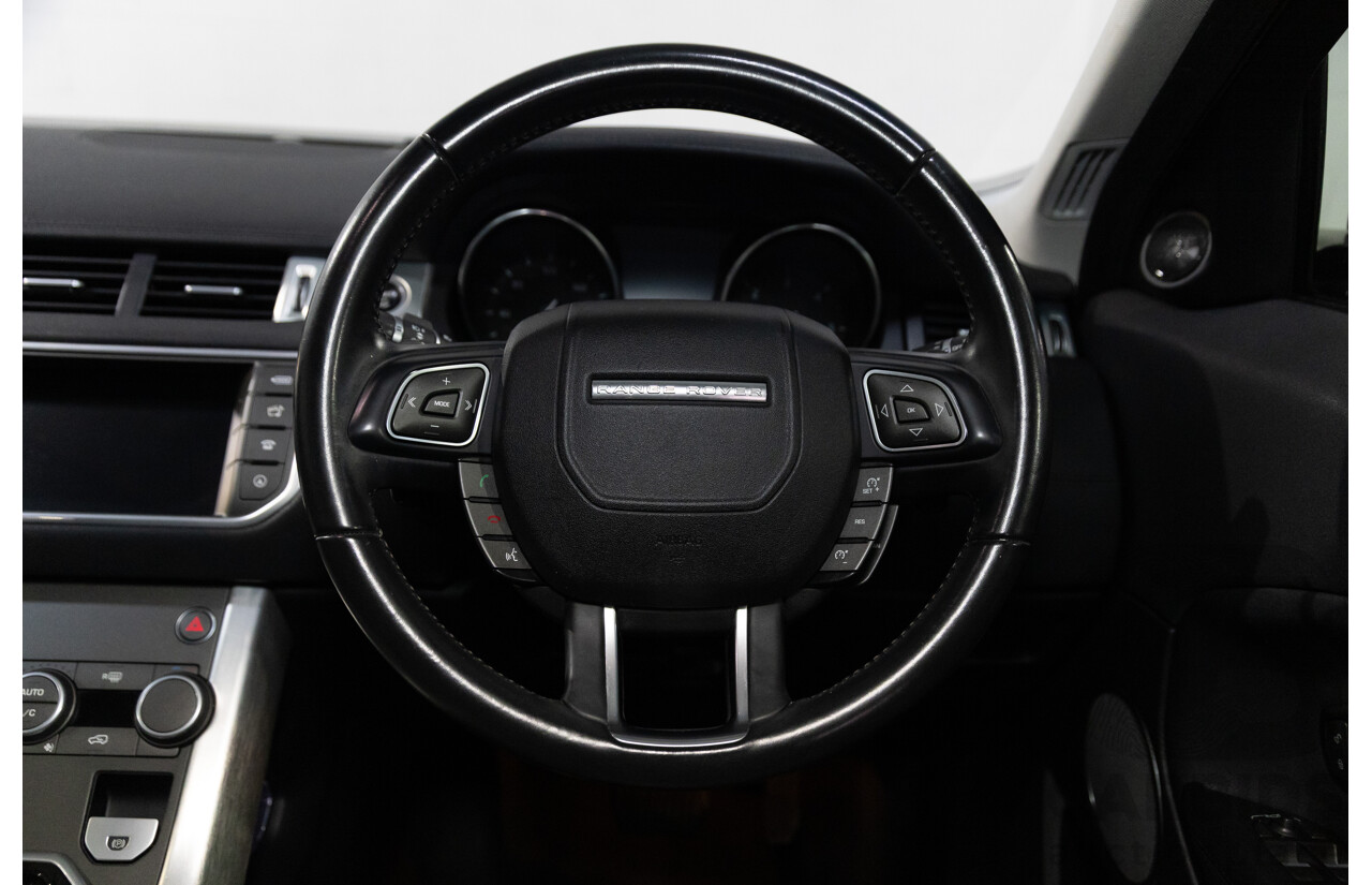 07/2017 Range Rover Evoque Td4 150 SE (AWD) LV MY17 5d Wagon Santorini Black Metallic Turbo Diesel 2.0L