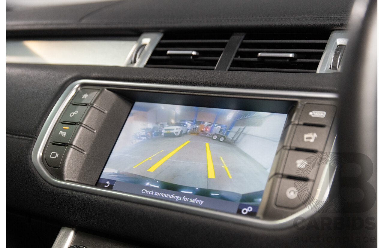 07/2017 Range Rover Evoque Td4 150 SE (AWD) LV MY17 5d Wagon Santorini Black Metallic Turbo Diesel 2.0L