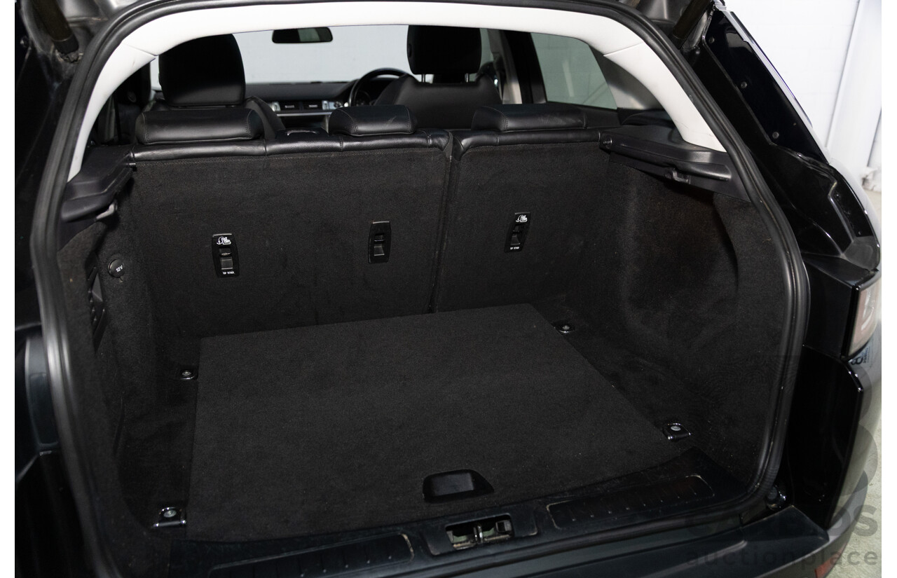 07/2017 Range Rover Evoque Td4 150 SE (AWD) LV MY17 5d Wagon Santorini Black Metallic Turbo Diesel 2.0L